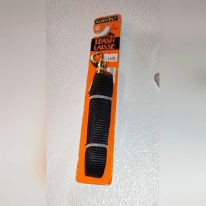 Black 5ft. Dog Cat Pet Leash 5/8"wide New